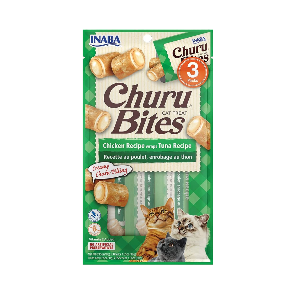 INABA Churu Bites Chicken & Tuna 3x10g