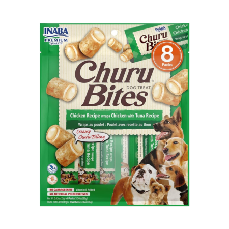 اينابا مكافآت دجاج رطبة مع هريسة تونا 8×12غ