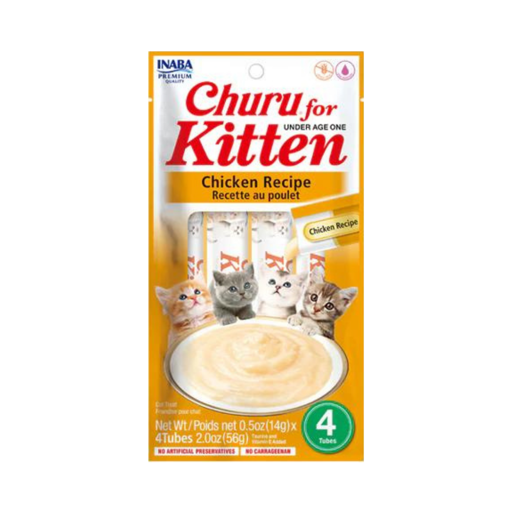 INABA Churu Chicken for Kitten 4x14g