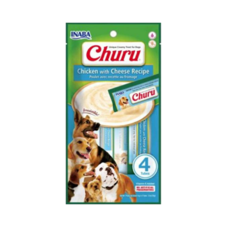 اينابا تشورو هريسة دجاج مع جبنة 4×14غ للكلاب