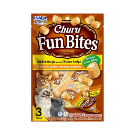 INABA CHURU FUN BITES CAT TREATS 3x20g