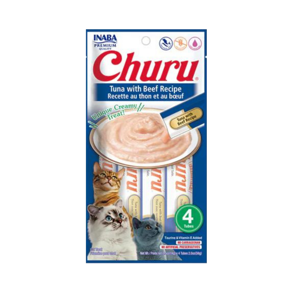 اينابا تشورو تونا مع لحم بقري 4×14غ
